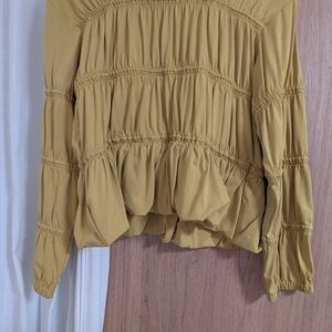 Bitte Kai Rand Yellow Ruched Blouse